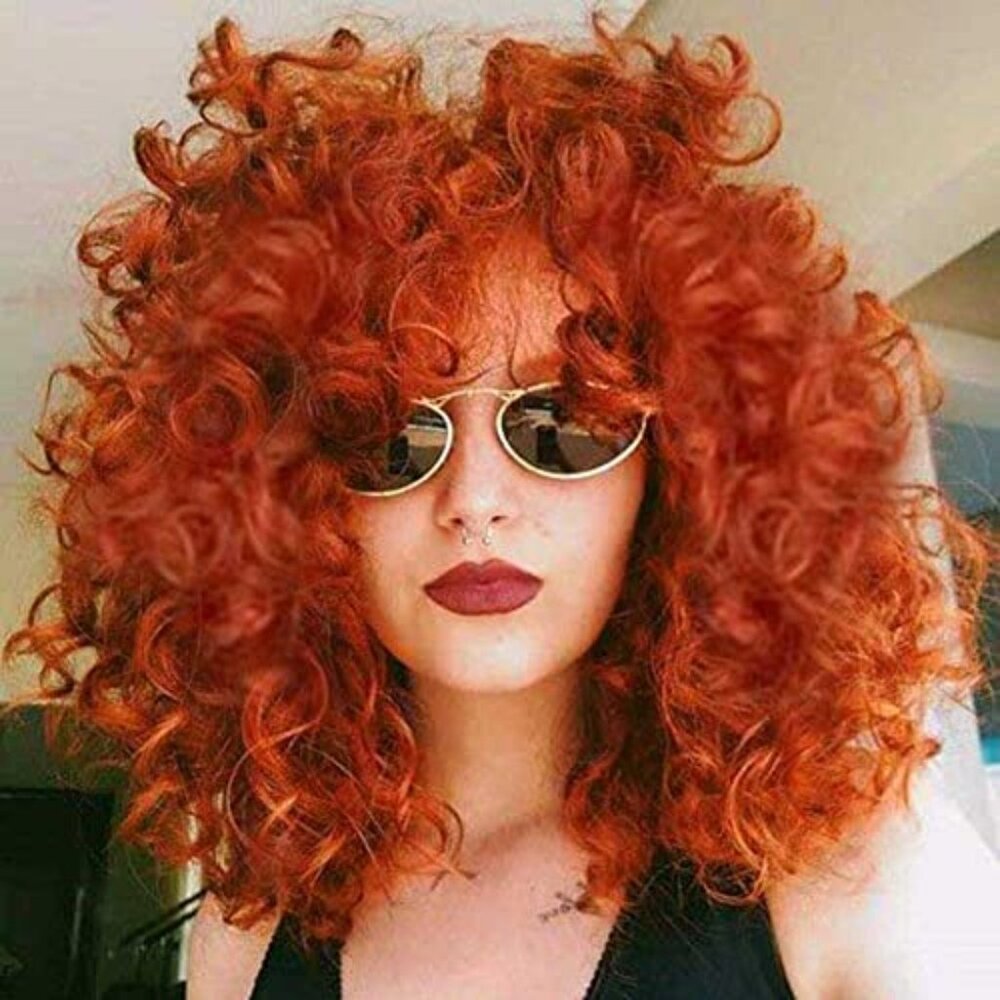 Short Loose Curly Wig for Blackโ Women